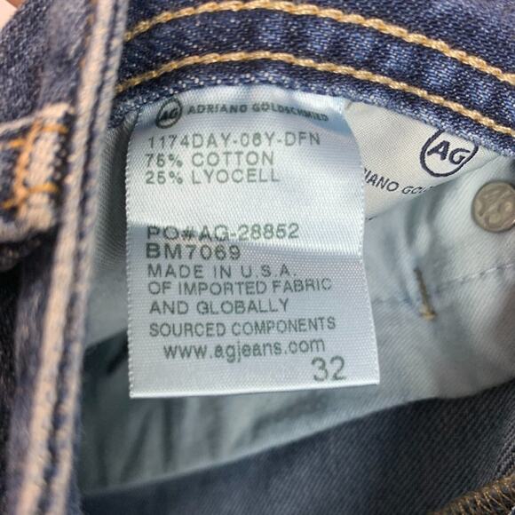 AG Adriano Goldschmied The Graduate Tailored Leg Jeans AG-ED Denim sz 32 - Picture 9 of 9